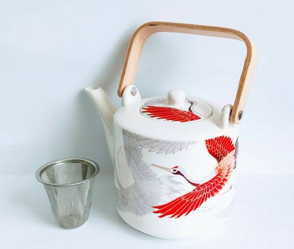 Theepot Kraanvogel